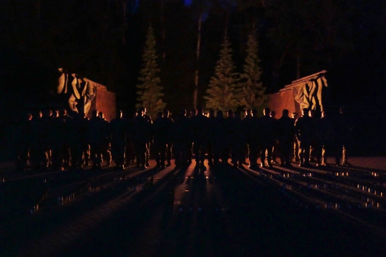 Бойцы БАРС-Брянск почтили память павших героев на Партизанской поляне