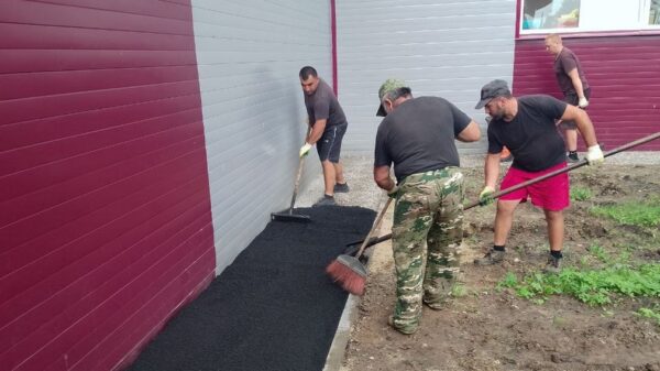 В брянском Новозыбкове продолжается капремонт школы №6