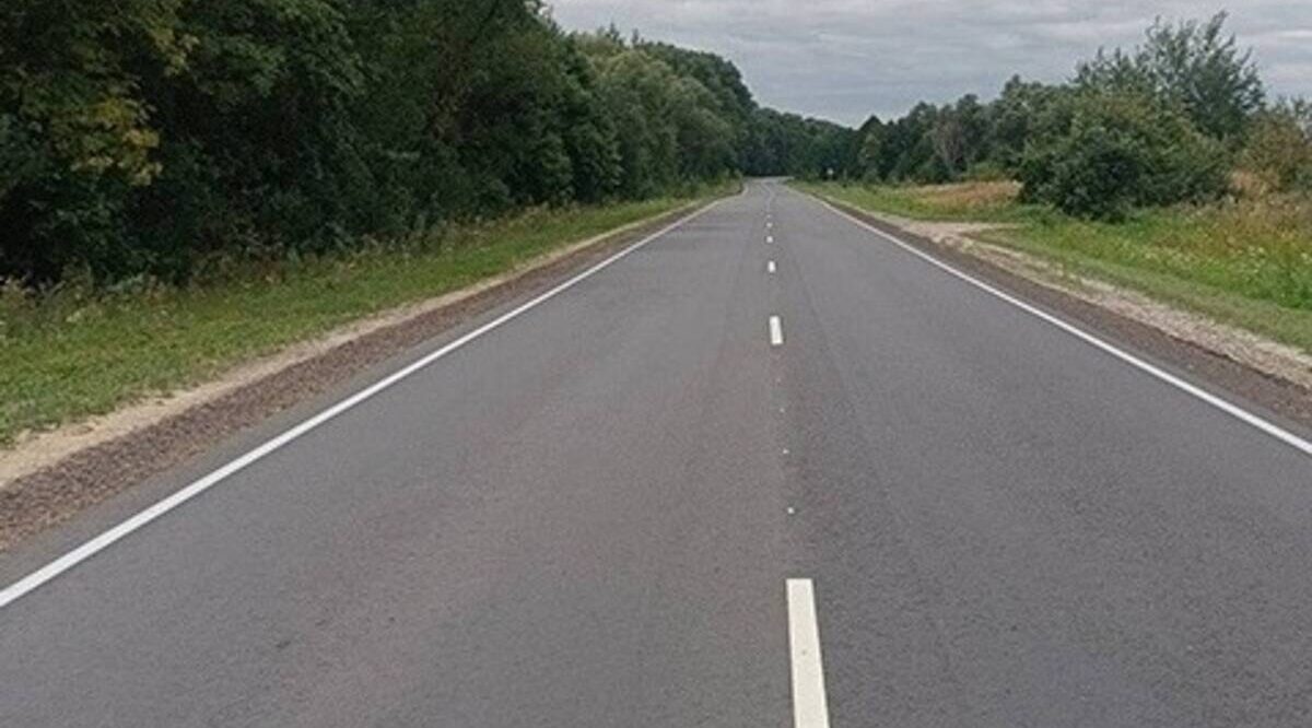 В Брянской области отремонтировали автодорогу Погар — Стародуб в рамках нацпроекта