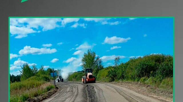 На Брянщине в Злынковском районе ремонтируют дорогу по нацпроекту