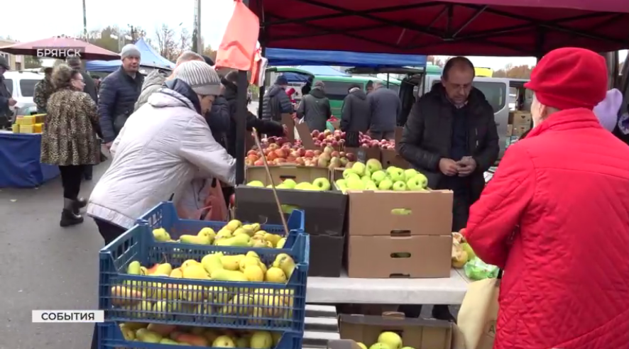 В Брянске возобновили работу осенние ярмарки выходного дня