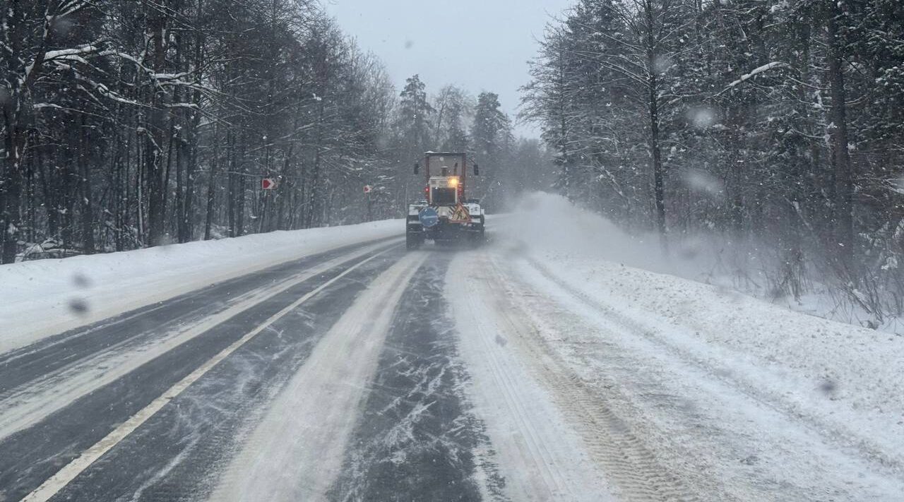 На Брянщине ликвидируют последствия снегопада