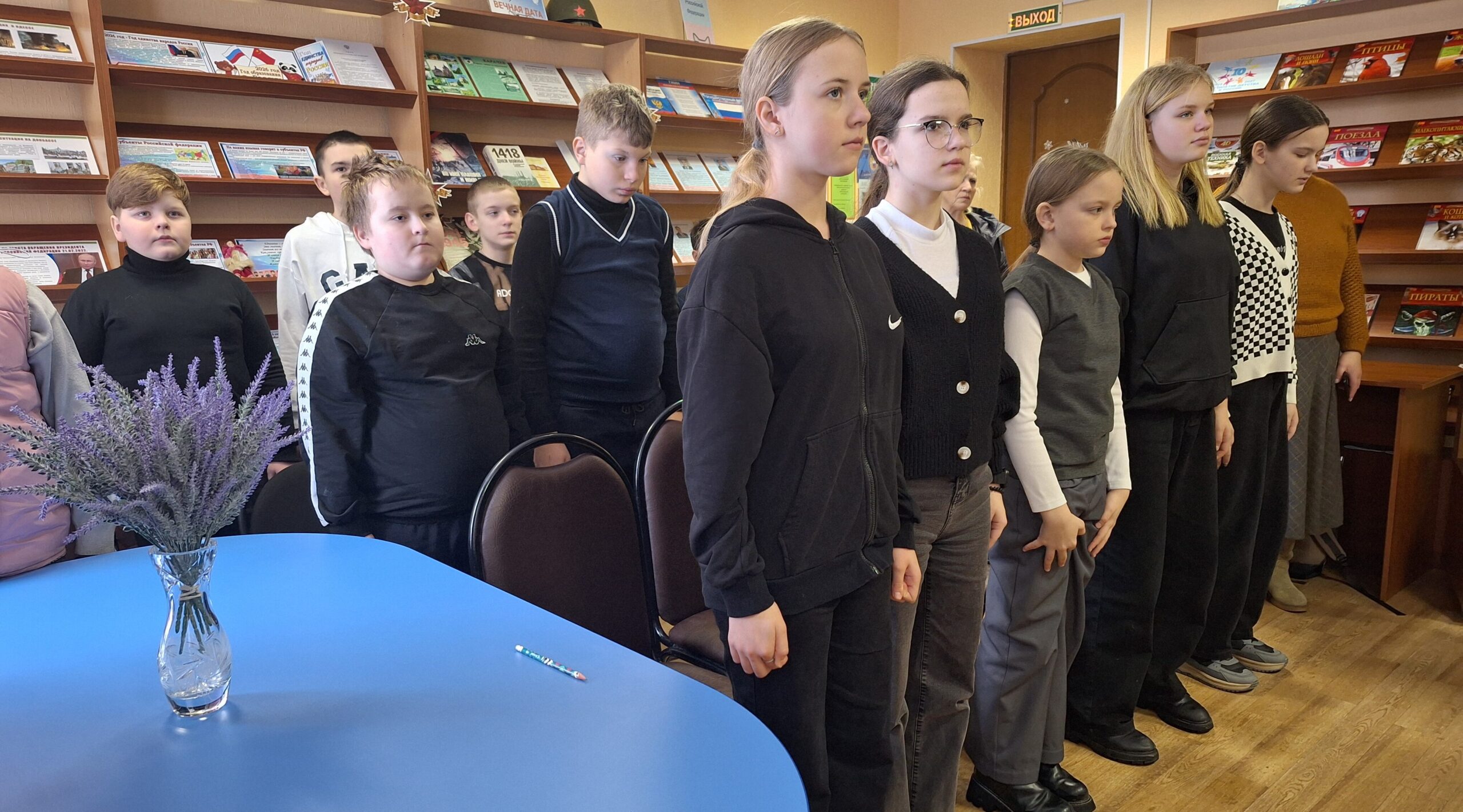 В Трыковской сельской библиотеке прошёл патриотический вечер «Город мужества и славы»