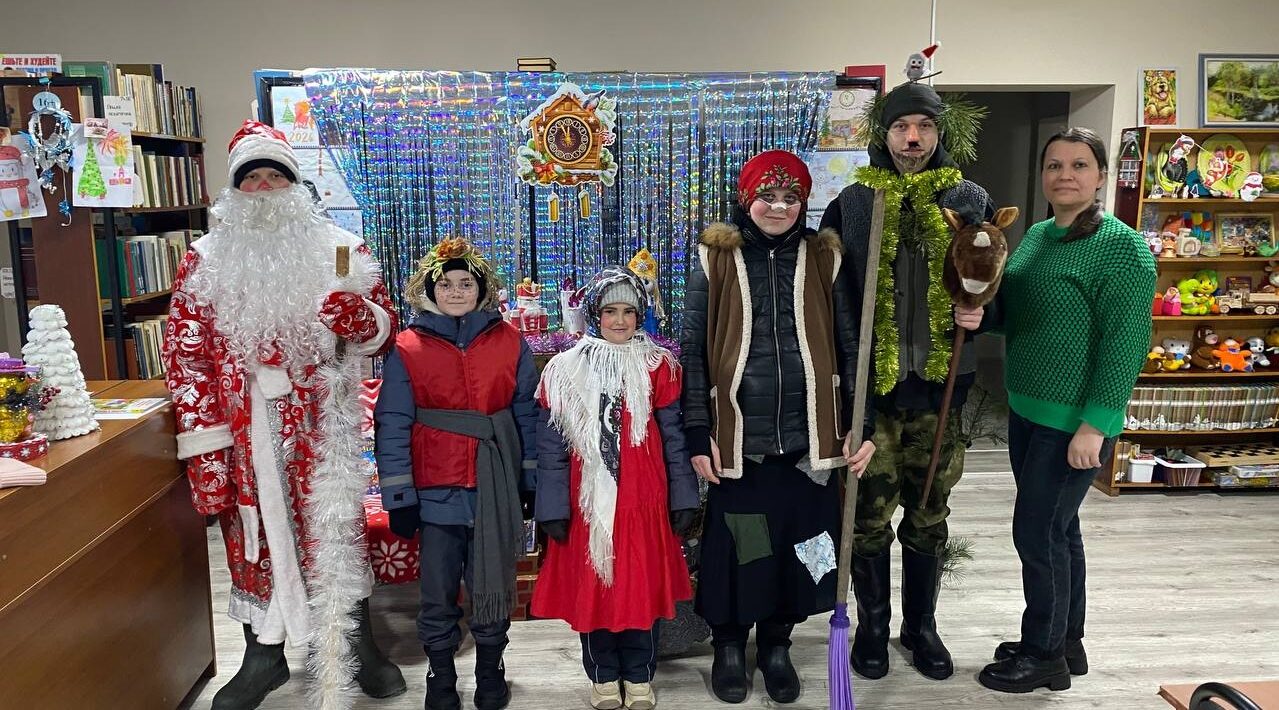 В мылинской сельской библиотеке прошел праздник  «Коляда пришла — Рождество принесла»