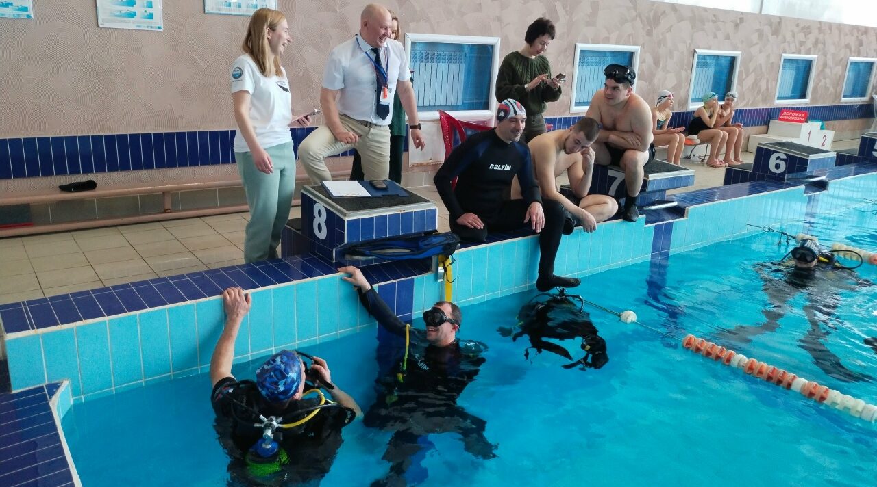 В Брянске состоялись первые соревнования по подводному спорту среди участников СВО