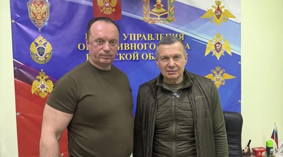 В программе Владимира Соловьёва выйдет сюжет о добровольцах из Брянска