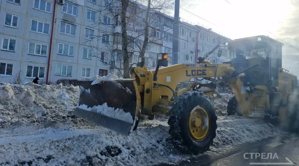 В Брянске за сутки вывезли  убрали 2056 тонн снега