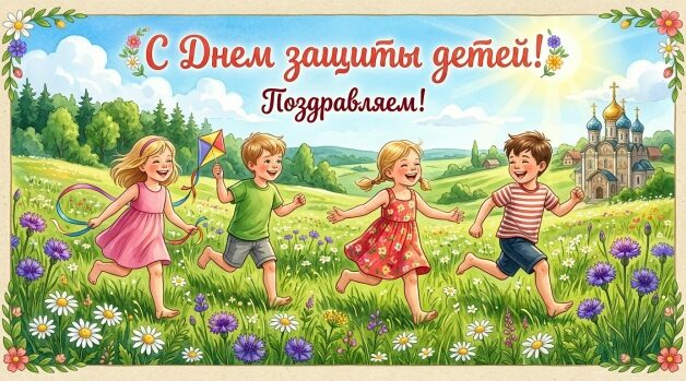 Поздравляем с Международным днем защиты детей – праздником детства, радости и добрых надежд!