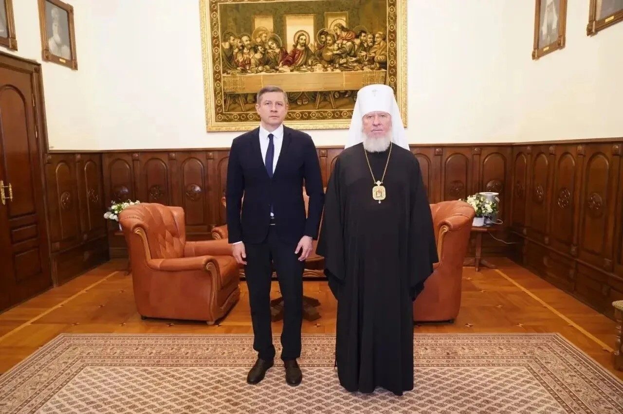 Егор Ковальчук провёл рабочую встречу с Митрополитом Брянским и Севским Александром