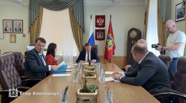 Егор Ковальчук встретился с руководством «Газпром энергосбыт Тюмень»