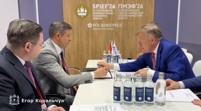 Егор Ковальчук встретился с генеральным директором ООО «Газпром межрегионгаз» Сергеем Густовым
