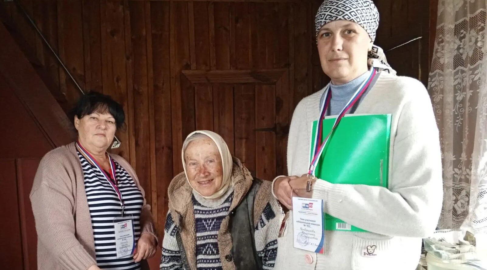 В Карачевском районе продолжается голосование на дому